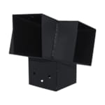 Suki connecteur 91 x 91 mm angle 105° 4D pour poteau bois 90 x 90 mm