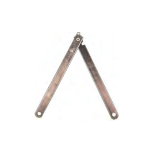 2 Compas de Tréteau Galvanisés 130 mm