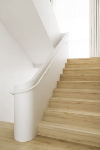 Nez de marche + profile alu - Maestro Steps Solid - Almond oak - 10 x 56 x 1500 mm