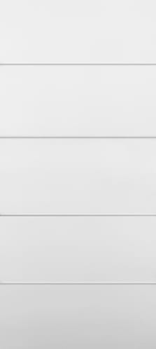 Porte prépeinte tubulaire moderne 4 lignes horizontales - 2015 x 830 mm