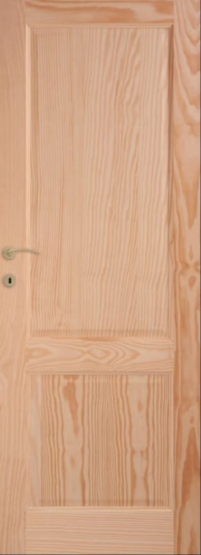 Porte semi-massive en pin du Brésil 1er choix - Modèle 07 - 201,5 x 68 cm