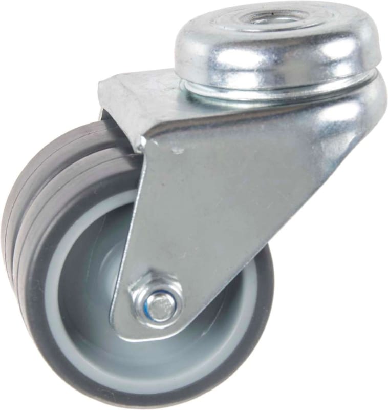 Roulette DBL en Thermoplastique Rubber 50 mm à Œil