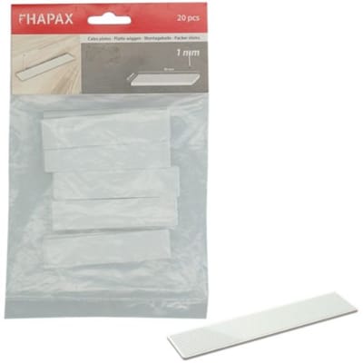 Cales plates 1x22X95 | 20 pcs