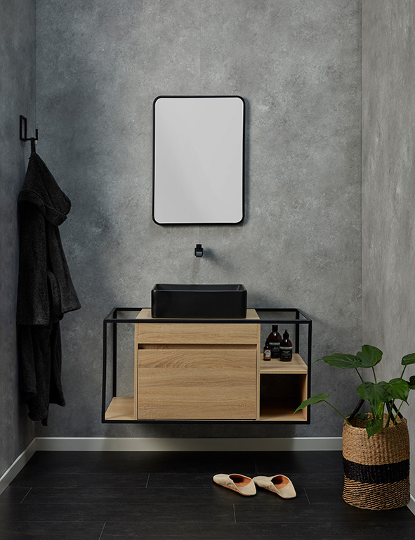 Panneau mural PVC DUMAWALL XL - Hasvik - 5 x 900 x 2600 mm