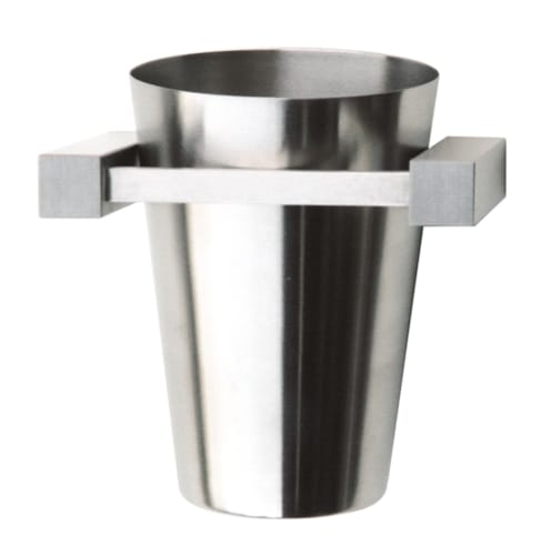 Gobelet et support pour salle de bain - Inox