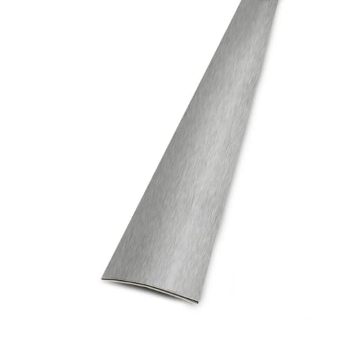 Seuil plat adhésif inox 30 x 830 mm