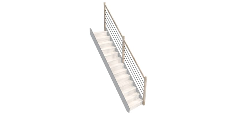 Milan / Liverpool Rampe Alu Ral 9005 Noir Mat