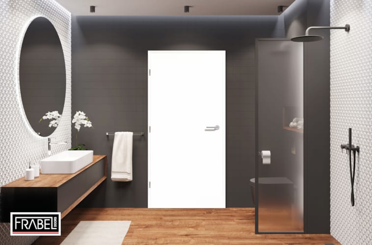 Porte tubulaire DekoRit RIMINI - 2010 x 780 mm din droite - sans trou de cle/vmc