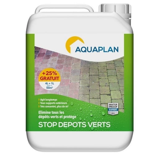 Aquaplan Stop dépôts verts - 4 L+ 1L (25%)