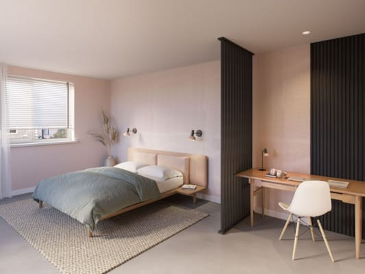 CanDo roomdivider profils sol et plafond 45° pour cloison - Chêne lave - 1000 mm