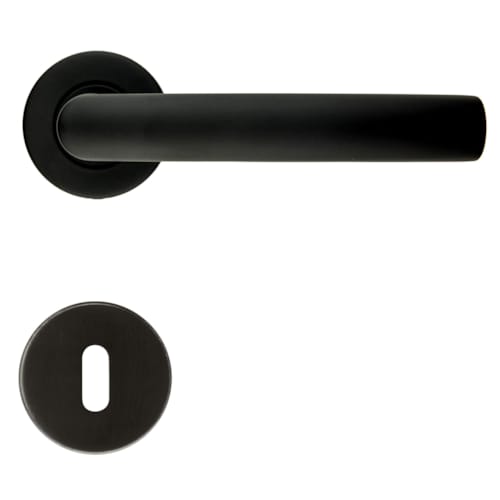 Béquille L Shape 19 mm Class 3 Noir Rosace + Entrée