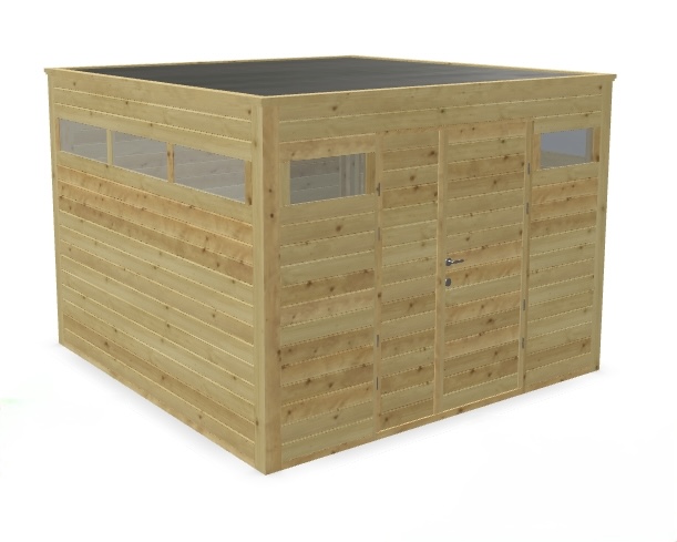 Chalet Cubo horizontal - 318 x 318 cm
