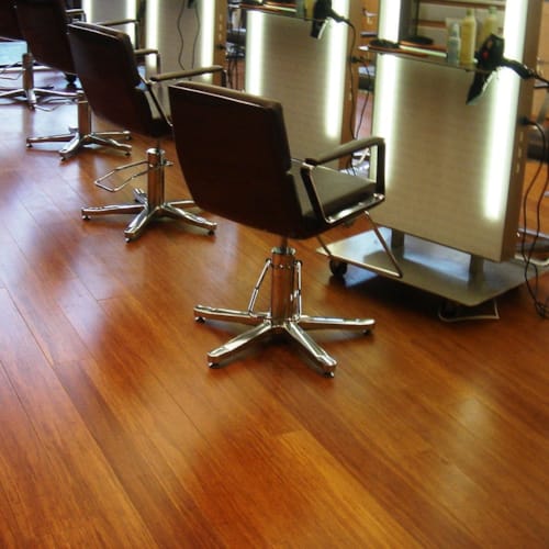 Parquet semi-massif bamboo Ecootouch BamWood Flexibam Click - Caramel - 7+1 x 130 x 920 mm