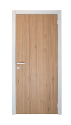 Porte planchette plaquée chêne - Qualité rustique - Âme tubulaire - 2015 x 730 mm