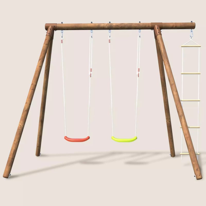 Portique avec balançoires Arthur - 1890 x 2780 x 2220 mm