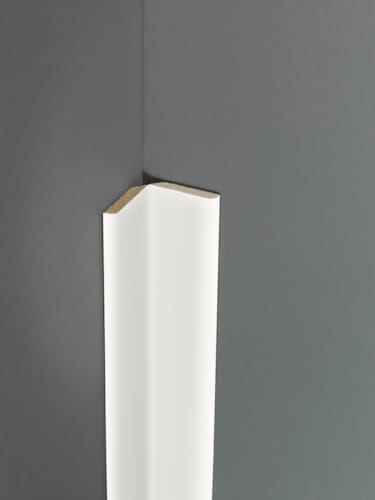 Moulure pliante Maestro - Uni White No002 - 2 x 50 x 2700 mm (2 pcs)