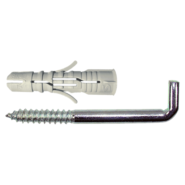 Cheville SMART + gond à vis - 10 x 50 NZN (3pces)