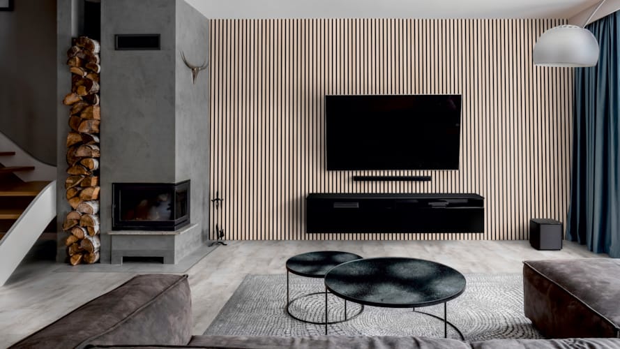Lambris acoustique Ter Hürne SilentDesign chêne moldau fineline 1 face + 2 côtés - 21 x 60
