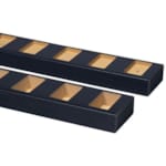 CanDo roomdivider profils sol et plafond 90° pour cloison - Chêne lave - 1000 mm