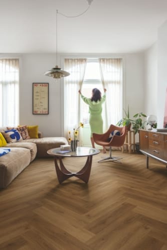 Quick-Step vinyle Ciro - chêne caramel ramageux 40364 - 630 x 126 x 6mm