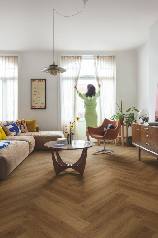 Quick-Step vinyle Ciro - chêne caramel ramageux 40364 - 630 x 126 x 6mm