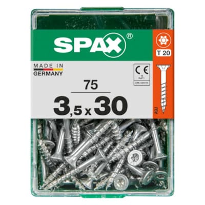 SPAX vis T-STAR+ WIROX - 3,5x30 M (boite 75 pces)