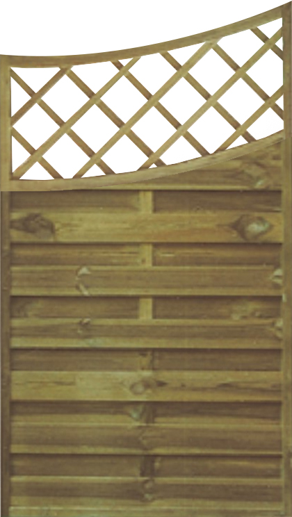 Paroi décorative treillis concave 0,90m x 1m62/1m44