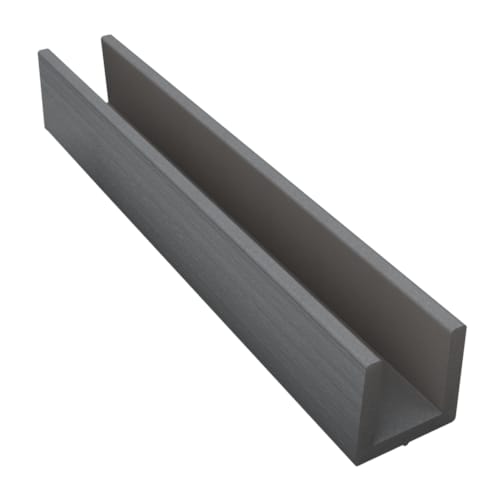 Duofuse Petit Profilé en U brun tropical 27x35x1820 mm