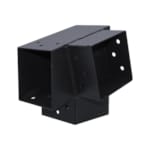 Suki connecteur 91 x 91 mm angle 75° 3D (droite) pour poteau bois 90 x 90 mm
