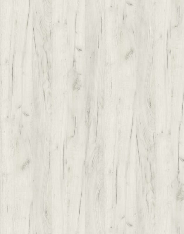 Kronodesign Panneau mélaminé K001 PW Chêne artisanal blanc Bois pur 2800 x 2070 x 8 mm