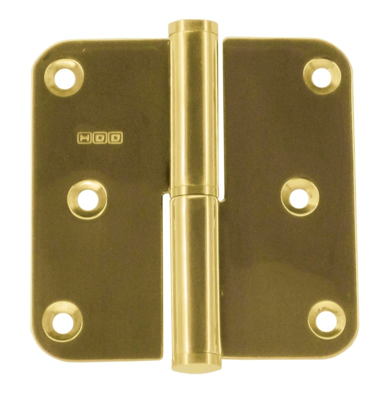 Paumelle - Titanium (laiton) 80 x 80 - Gauche