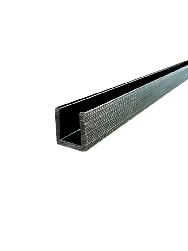 Duofuse petit profilé en u Gris stone 27mm x 1,82m x 35mm