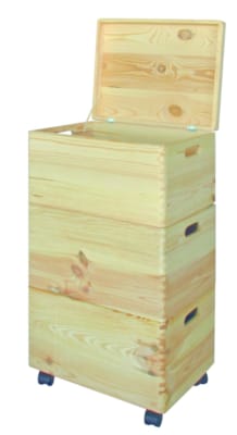 Lot de 3 caisses rangement pin