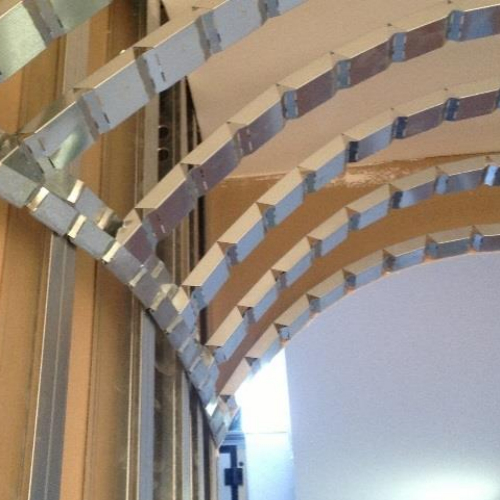 Metal Stud plafond concave 3m00