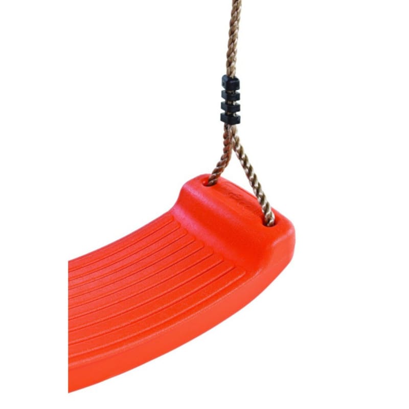 Siège balançoire en plastique rouge