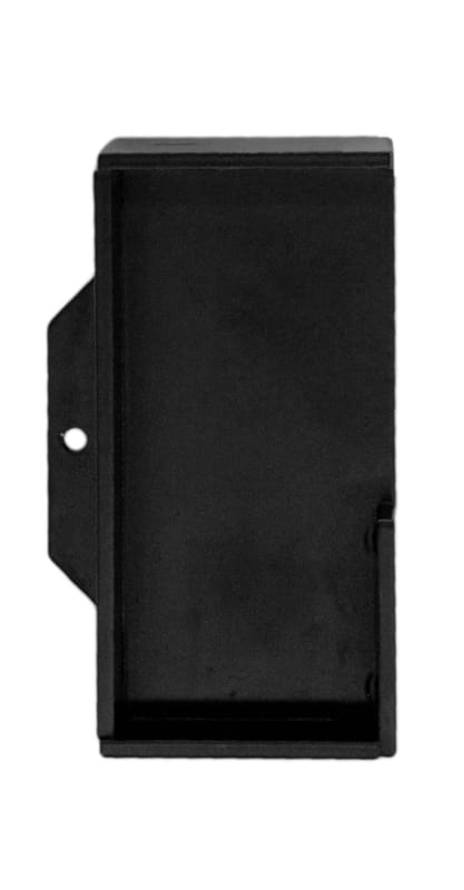 Coquille à encastrer HDD Carrée Massif 40 mm Noir