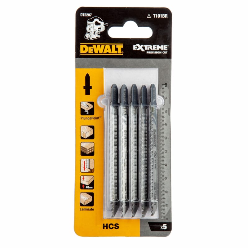 Stanley 5 Lames Scie XPC HCS 100x10x40 mm - T101BR