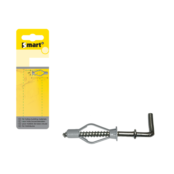 Cheville SMART corps creux nylon + gond moyen 8 x 40 (6 pces)