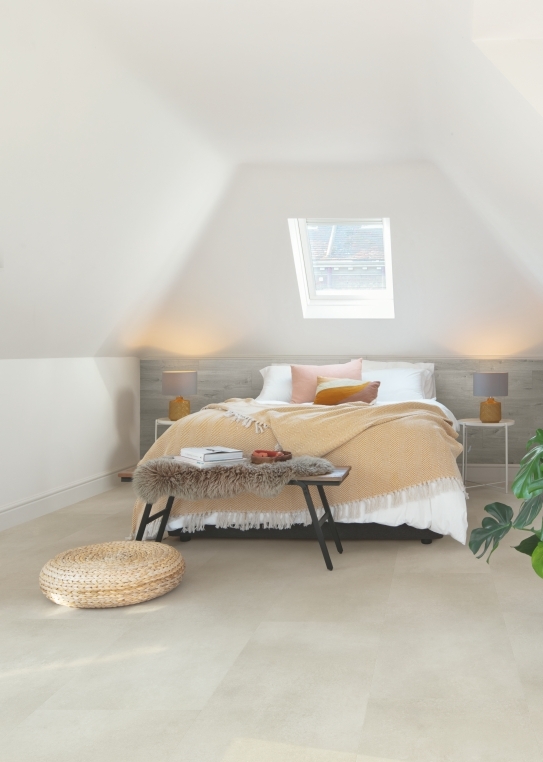 Quick-Step vinyle Livyn Alpha Vinyl Illume - Béton tempête de sable 40274 - 6 x 428 x 856