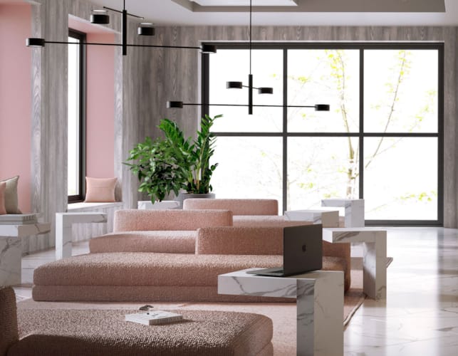 Panneau mélaminé K531 AD Stone Arvadonna Chestnut - 2800 x 2070 x 18 mm