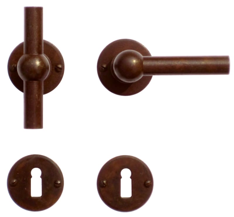 Poignée de porte Petra nm rouille R+E