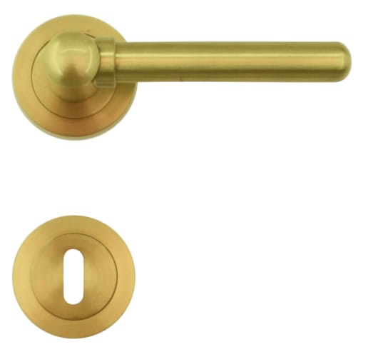 Poignée de porte Via Laiton mat - R+E