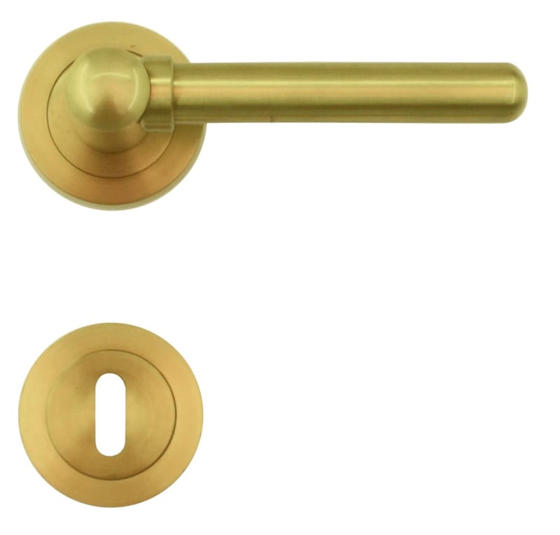 Poignée de porte Via Laiton mat - R+E