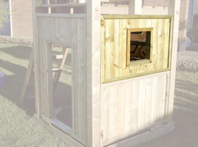 Demi paroi fermée avec fenêtre