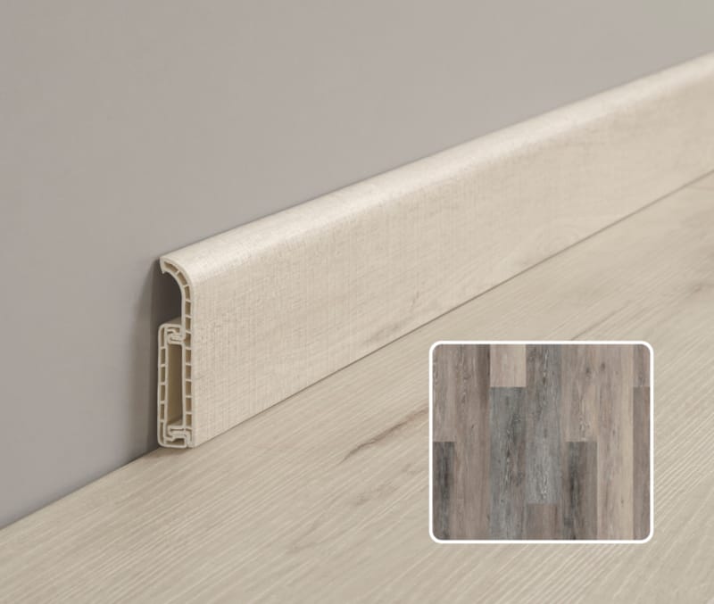 Plinthe Design Coretec ESSENTIALS - Blackstone Oak - 3707 - 2400mm x 16mm x 70mm