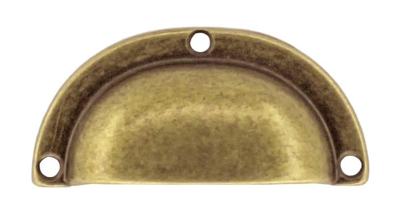 Tirant de meuble Coquille moderne - Old yellow