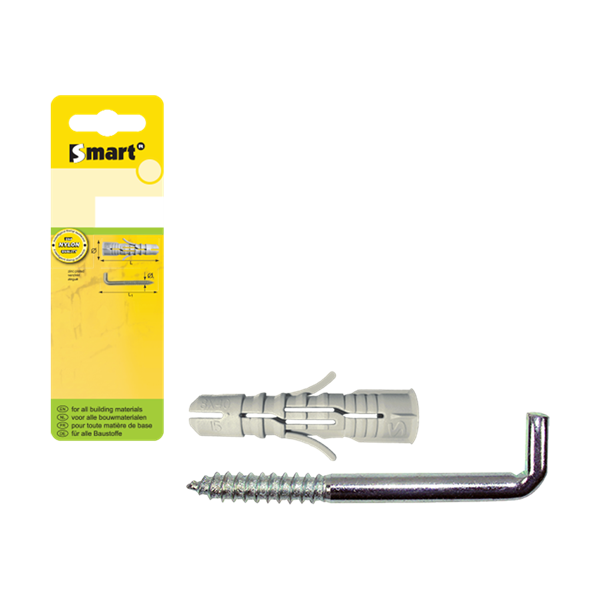 Cheville SMART + gond à vis - 10 x 50 NZN (3pces)