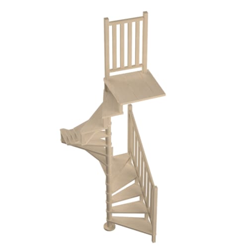 Square Wood - Escalier - Sapin à n?uds