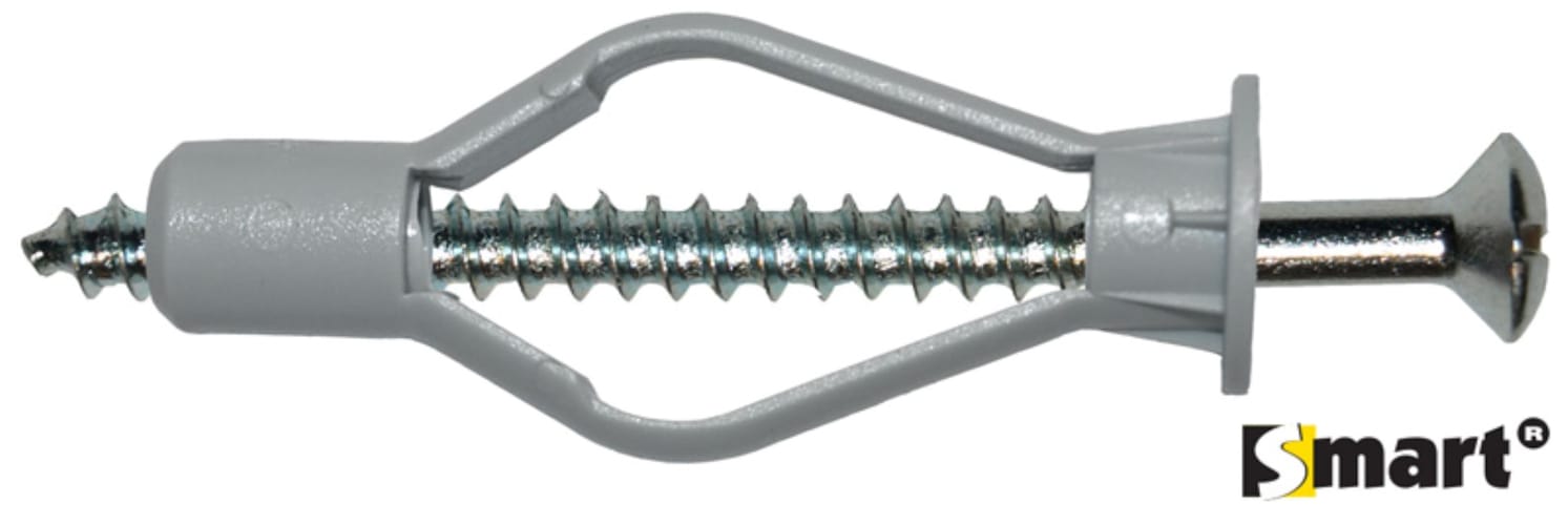 Cheville SMART corps creux nylon + vis TF 8 x 40 (6 pces)