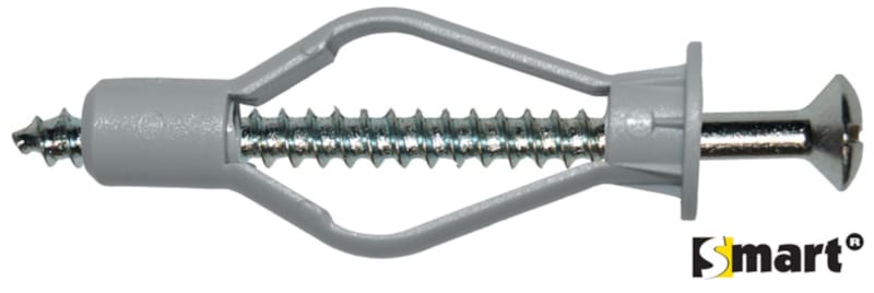 Cheville SMART corps creux nylon + vis TF 8 x 40 (6 pces)